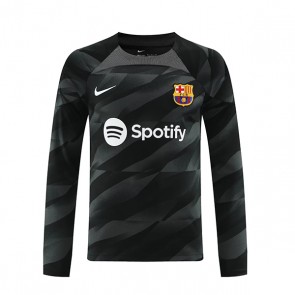 Barcelona Bramkarskie Koszulka Wyjazdowych 2023-24 Długi Rękaw